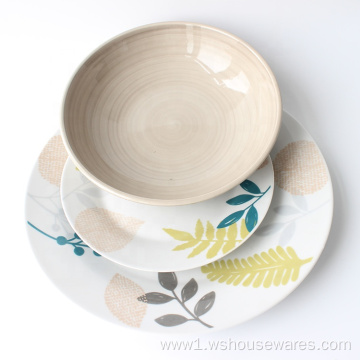 Wholesale New Design Luxury Pattern Decal Printing Tableware